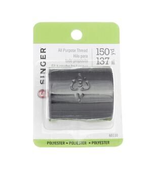 Singer Polyester All Purpose Thread Black 3 Pack 150 YD 60110 Bundle